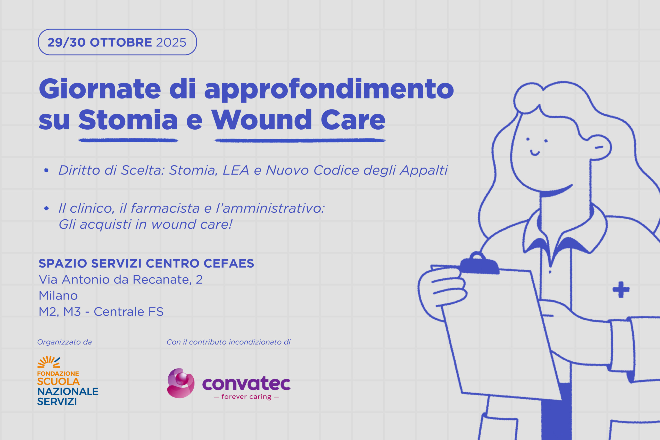 Approfondimento Stomia e Wound Care – 29/30 Ottobre, Milano