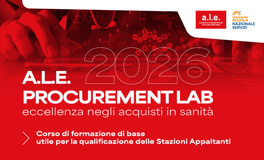 Nasce A.L.E. Procurement Lab 2026.